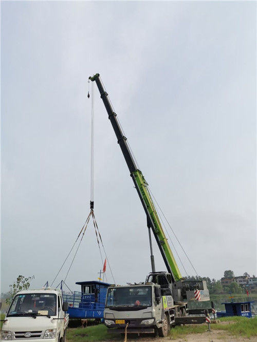 濉溪县桥梁建设吊装案例